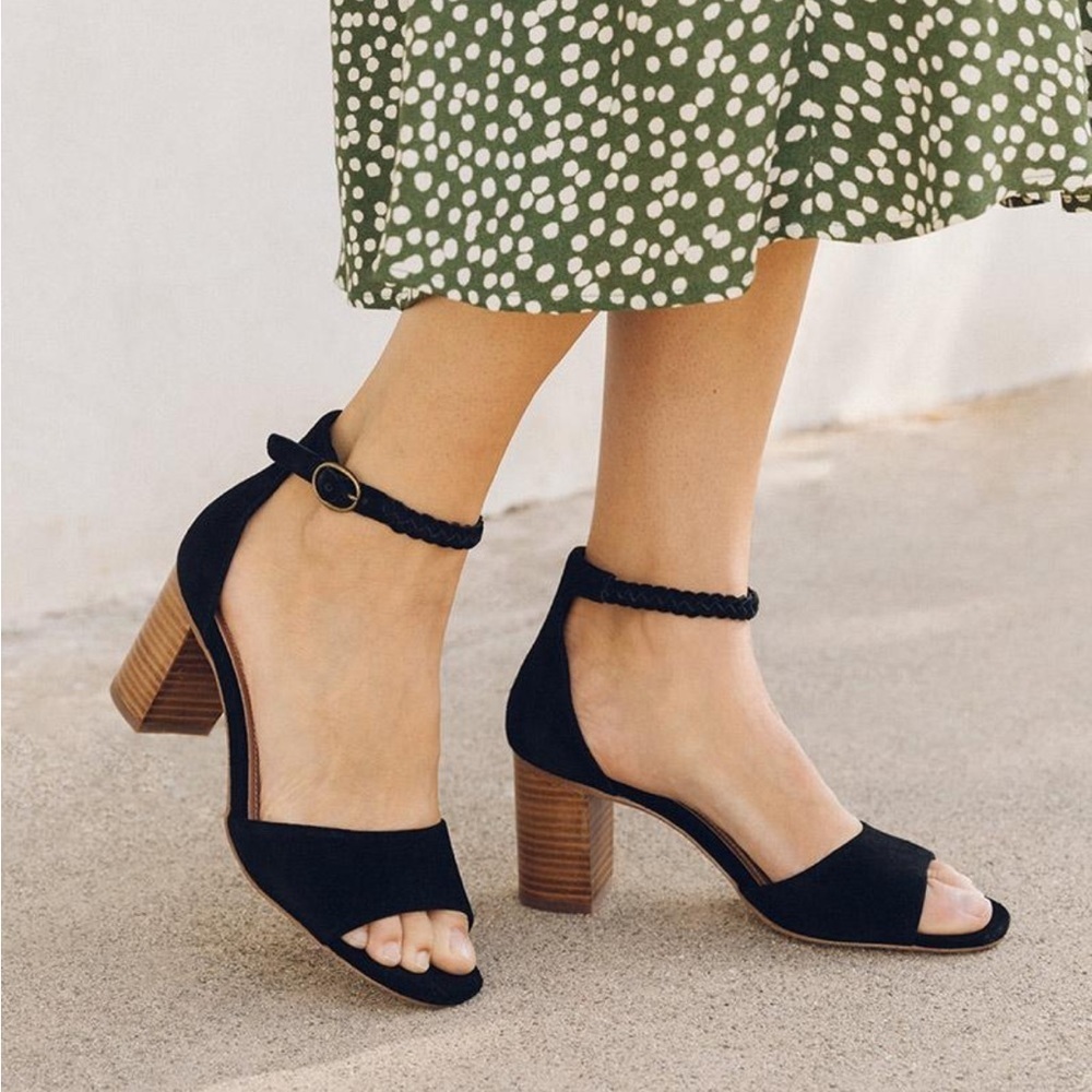 Soludos black‎ Heels